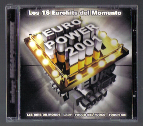 Euro Power 2001 Los 16 Eurohits Cd Max Music 2001