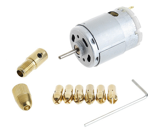 Motor Pequeño Simple Wl-002 Con Mandril De Cobre