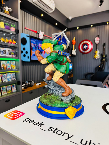 Zelda Link Figura De Ação Action Figure 3d
