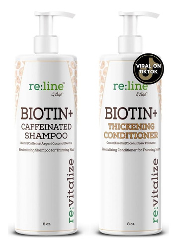 Champú Y Acondicionador Bloqueador De Biotina Dht - Fórmula