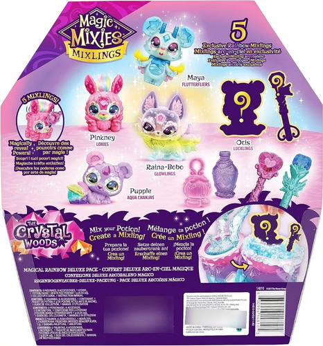 Magic Mixies Mixlings Mini Caldero Set X 5 Crystal Replay