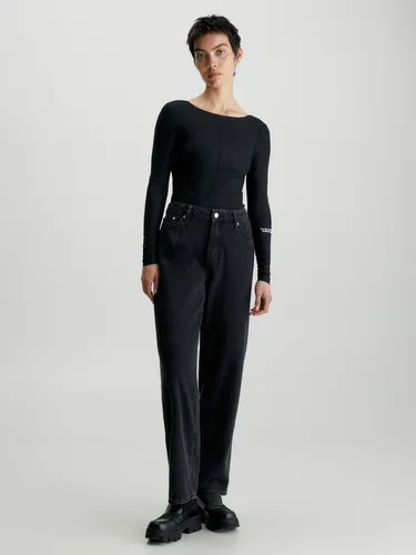 Body Ls Back Buckle Negro Calvin Klein