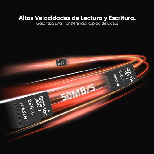 Hiksemi by Hikvision Memoria Microsd Para Celular O Tablet Capacidad De 32 Gb Multipropósito Clase 10 Con 92 Mb/s Lectura Y 50 Mb/s Escritura