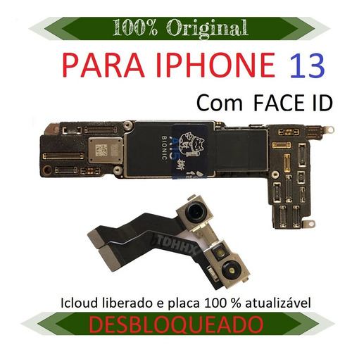 Placa-mãe Iphone 13 128gb Com Face Id