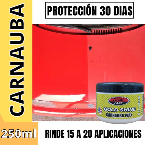 Cera En Pasta Carnauba Dual Care 250cc Automovil Moto