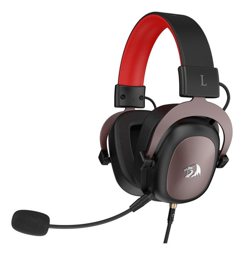 Imagen 4 de 5 de Audífonos gamer Redragon Zeus black