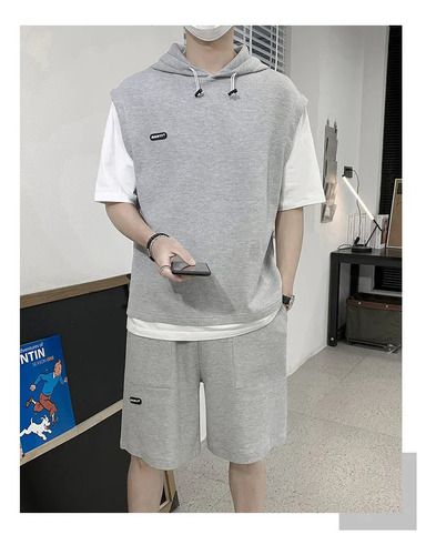 Traje Casual De Verano De Dos Piezas De Estilo Coreano Para
