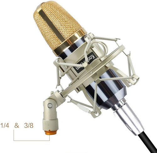 Imagem 5 de 5 de Shock Mount Suporte Aranha Metal Microfone 44 48mm Promoção
