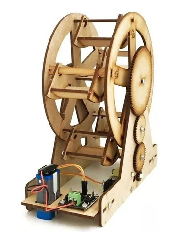 Rueda De La Fortuna Electrónica Para Armar Didáctico Mecánic