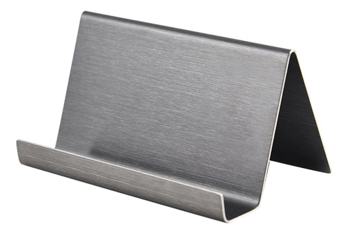 Soportes Para Tarjetas De Visita De Acero Inoxidable Negro E