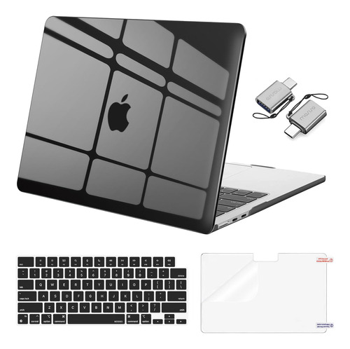 Funda Mosiso Para Macbook Air 13 M2 + C/teclado Smoke2