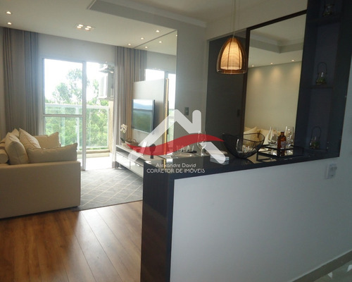 Imagem 8 de 16 de Venda/aluga Jr Mirante Da Colina. Apartamento 53,42 M². Com Piso. 2 Dormitórios, Armários, Varanda Gourmet, 1 Vaga, Lazer.shopping De Serviços - Ap00160 - 69674307