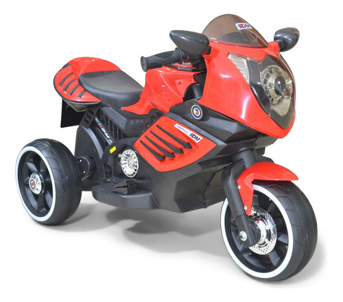 Moto Electrica Montables Niños Trimoto Deportiva 2.5km/h Luz Color Rojo