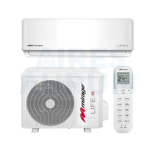Imagen 5 de 5 de Aire acondicionado Mirage Life 12 mini split frío 12000 BTU blanco 115V ELF120D|CLF120D