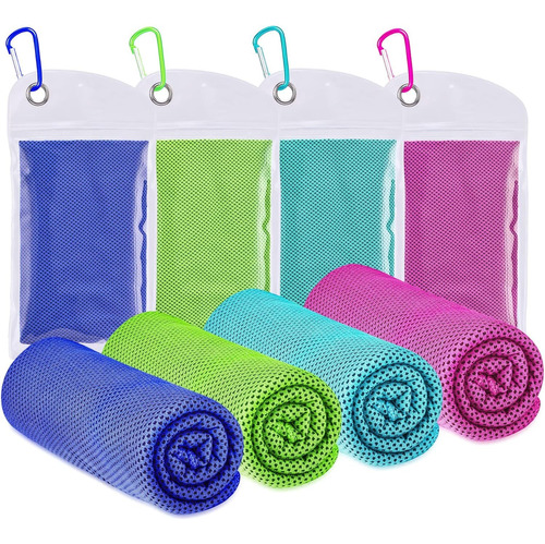 4pcs Ejercicio Y Forma Física Toalla Cold Feeling