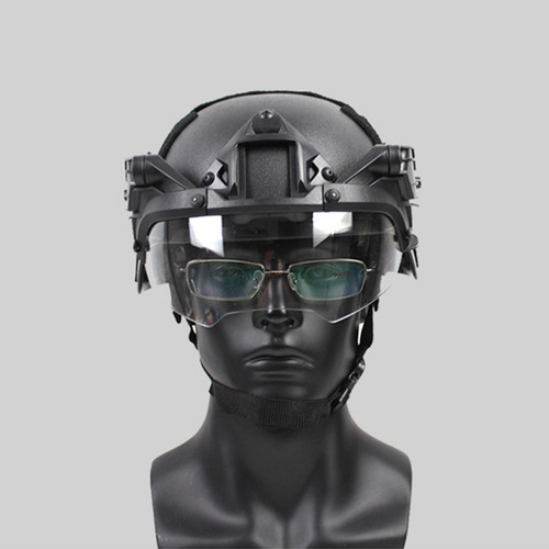 Mz Guia De Capacete Op Óculos Traje Visão Clara Para B Preto