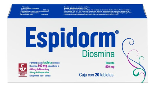 Espidorm 500 Mg Tableta C20