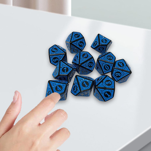 6 Assorted Set Of 30 Polyhedral Dice For Gaming And 6 Pcs