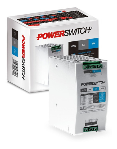 Fuente Powerswitch 24v 5a 120w Din Switching