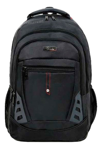 Mochila Porta Laptop Ejecutiva 18 Pulgadas Espalda Techni Sk Color Negro Diseño De La Tela 76802