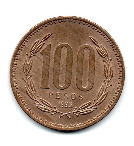 Chile Moneda 100 Pesos Año 1995 Km#226.2 Aunc