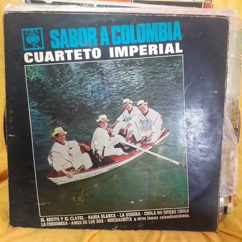 Vinilo Cuarteto Imperial Sabor A Colombia Aaaa C1