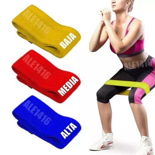 Bandas Elasticas Circular Tela Theraband Fitness Yoga Gym