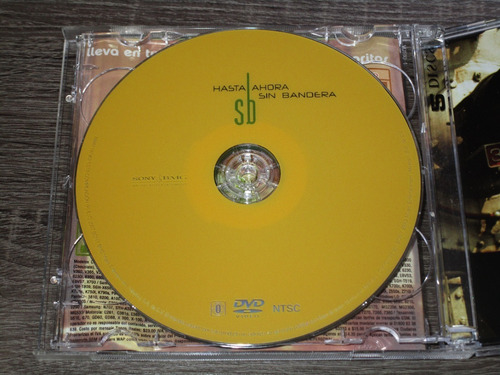 Sin Bandera, Hasta Ahora, Cd + Dvd, Sony Bmg 2007 (Usado)