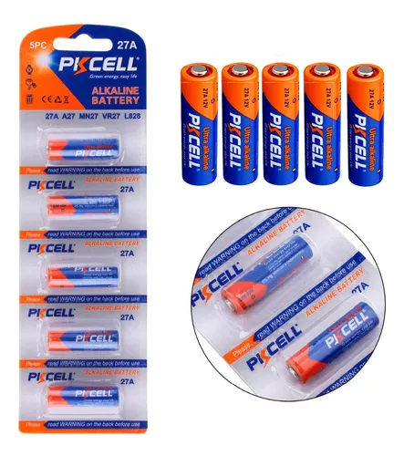  LiCB Batería alcalina 27A 12V (paquete de 5) : Salud y Hogar