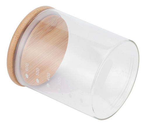 Tarro De Almacenamiento Para Alimentos, Tapa De BambĂș, Vidri