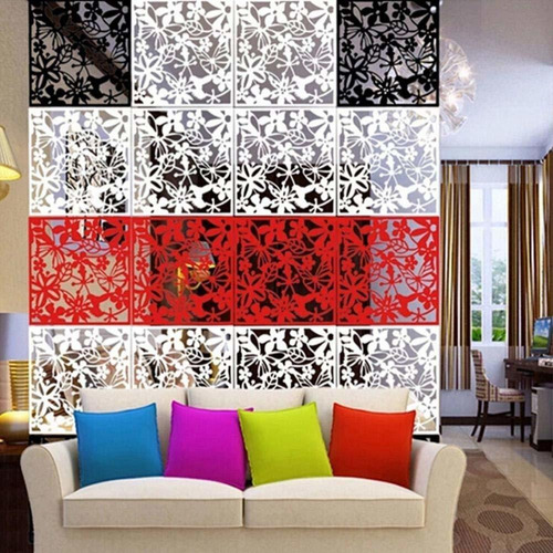 Fzs Room Dividers Hanging Screen Panel Flower Wall Space