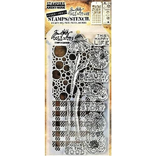 Juego De Sellos Y Plantillas De Tim Holtz De Stamper's ...