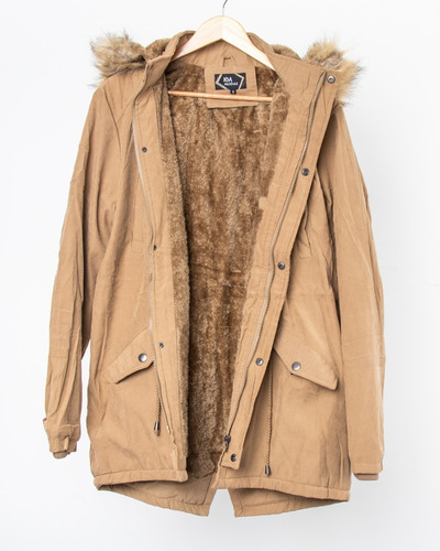 Imagen 7 de 9 de Campera Parka Hombre Gabardina Interior Corderito Importada