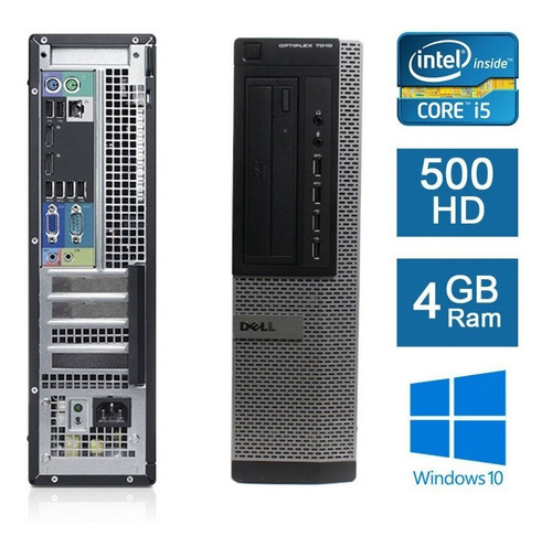 Imagem 4 de 6 de Cpu Dell Optiplex Core I5 4gb 500gb - Mostruario