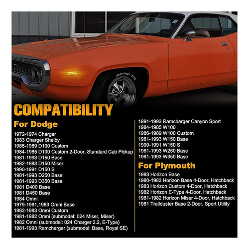 Accesorio Dodge: Compatible Con Challenger, Charger Y Más