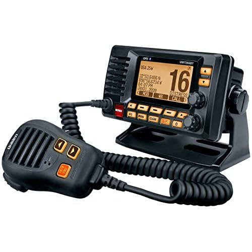 Radio Vhf Marino Um725gbtbk, Todos Canales Marinos De E...