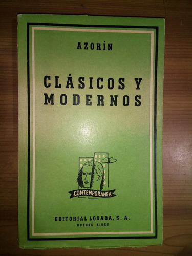 Libro Clásicos Y Modernos Azorín