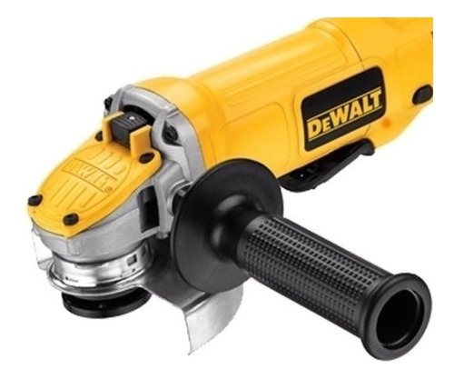 Imagen 2 de 2 de Miniesmeriladora angular DeWalt DWE4120 de 50 Hz/60 Hz amarilla 900 W 120 V + accesorio