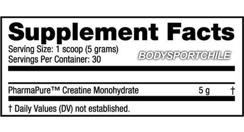 Imagen 2 de 4 de Creatina Monohidratada Nutrabio 30serv 150grs Masa Muscular