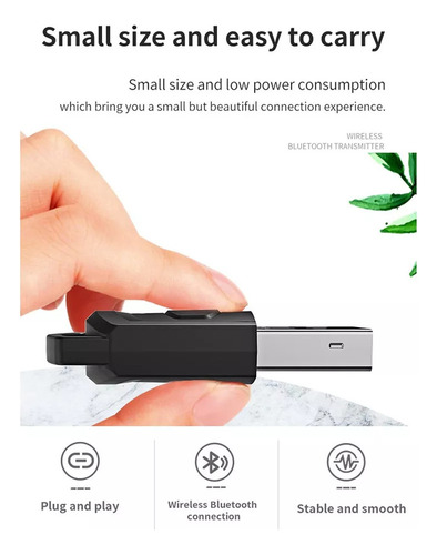 Adaptador De Audio Para Ps5/ps4/pc Compatible Con Bluetooth