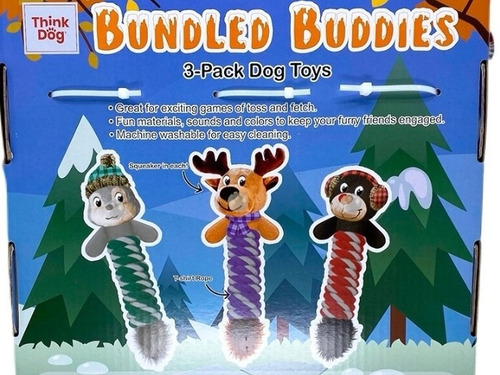 Juguete Para Perro 3pz Think Dog