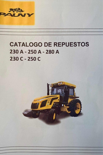 Manual De Repuestos Tractor Pauny 280a 250a 250c 230a 230c