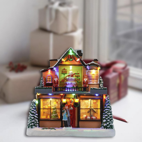 Casas Led Navideñas Figuras Casa Luminosa Para Vacaciones