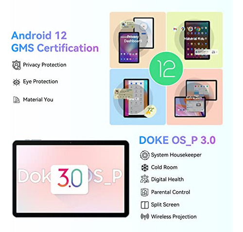 Tableta Blackview Android 12 Tab 8 Wifi, 10 Pulgadas, 4 Gb+1