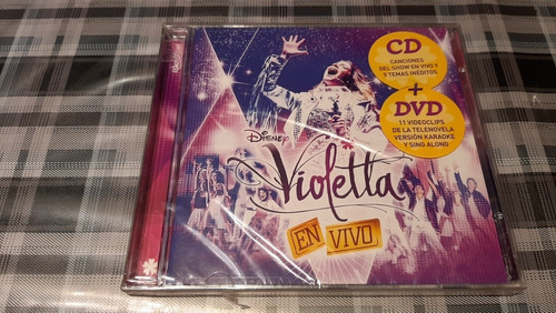 Violetta - En Vivo Cd/ Dvd - Original Nuevo Cerrado 