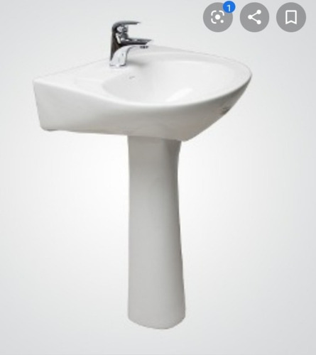 Lavamanos Pompano Con Pedestal Venceramica