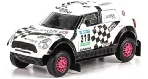 Auto Mini All4 Racing Dakar De 9,5 Cm. Esc. 1/43,metal Y Pvc