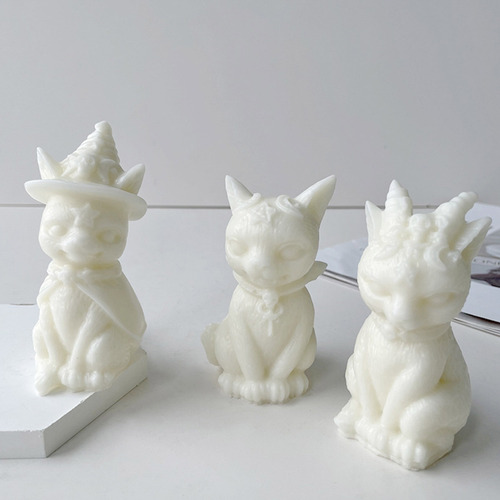 Molde De Silicona Con Forma De Vela (3 #mold) Para Decoració