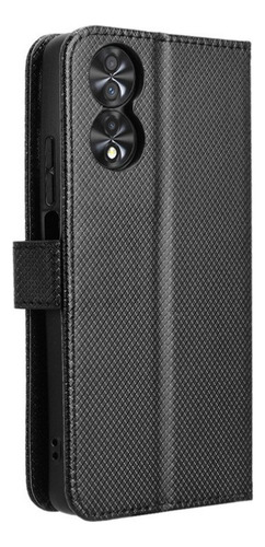 . Funda For Tcl 40 Nxtpaper 4g Grano Diamantes Textura Cuero