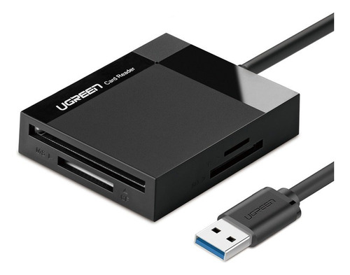 Lector De Tarjetas 4 En 1 Usb 3.0 50cm Pc Notebook / Ugreen